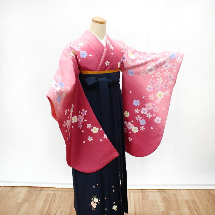 楽天市場】二尺袖 着物 単品 中古 長尺 袴用着物 小振袖 格安 美品 