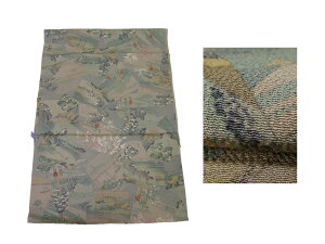 着物 ハギレ 正絹 ちりめん 小紋 はぎれ 約巾36.5×150cm メール便可能(補償なし)