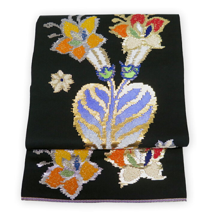 楽天市場】□【中古】美品 龍村平蔵 お太鼓柄 袋帯「モール一房文  