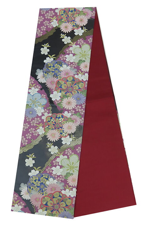 楽天市場】袋帯 振袖用 六通柄 桜 菊 梅 【中古】美品 : きものLife