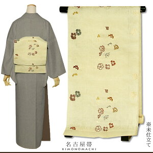 初 売り 六通柄 西陣織名古屋帯 花更紗 創喜庵 正絹帯 未仕立て T 九寸帯 ごくごく淡いクリーム 九寸名古屋帯 メール便 Ss2109ong60 Ef 大感謝価格 Jlt Polinema Org