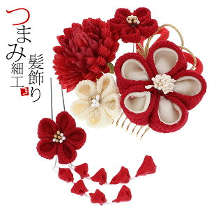 髪飾り 成人式 赤の通販 価格比較 価格 Com