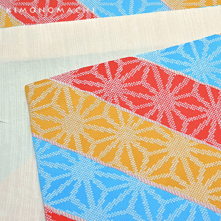 楽天市場】【Prices down】日本製 お仕立て上がり 京袋帯「三色 麻の葉  