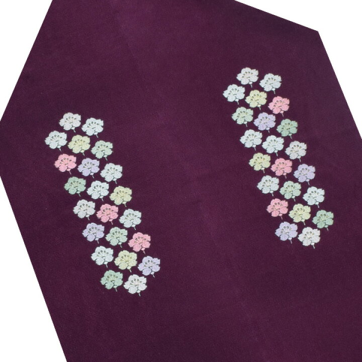 楽天市場】【Prices down】振袖 帯揚げ「紫色 桜」刺繍帯揚げ 華やか 