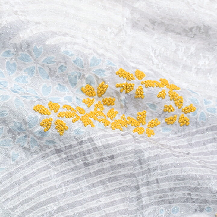 楽天市場】お仕立て上がり 訪問着単品「白花色 花吹雪」正絹着物 礼装 