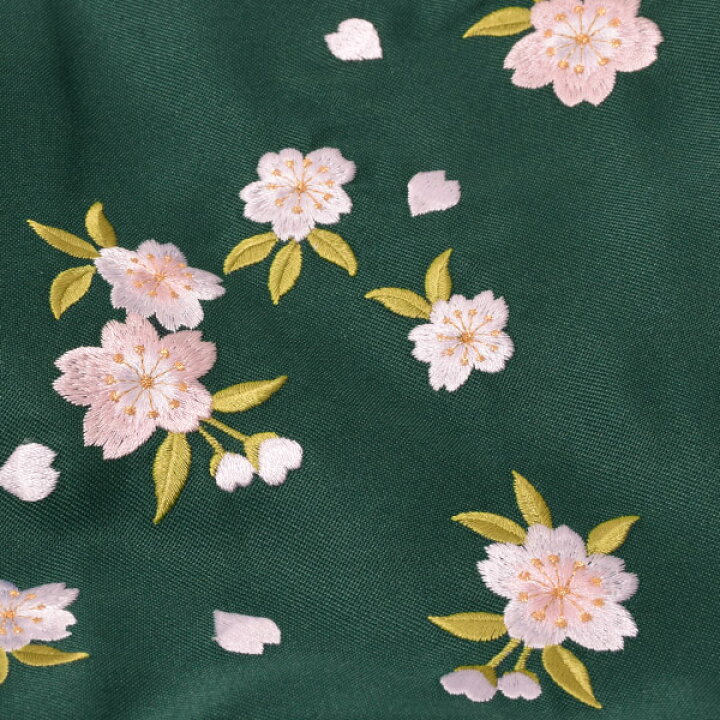 楽天市場】無地 袴単品「緑色 桜の刺繍」4S、3S、2S、S、M、L、2L 