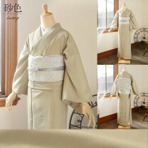 楽天市場】絽 色無地 正絹（カラーベージュ）（着物｜和服 