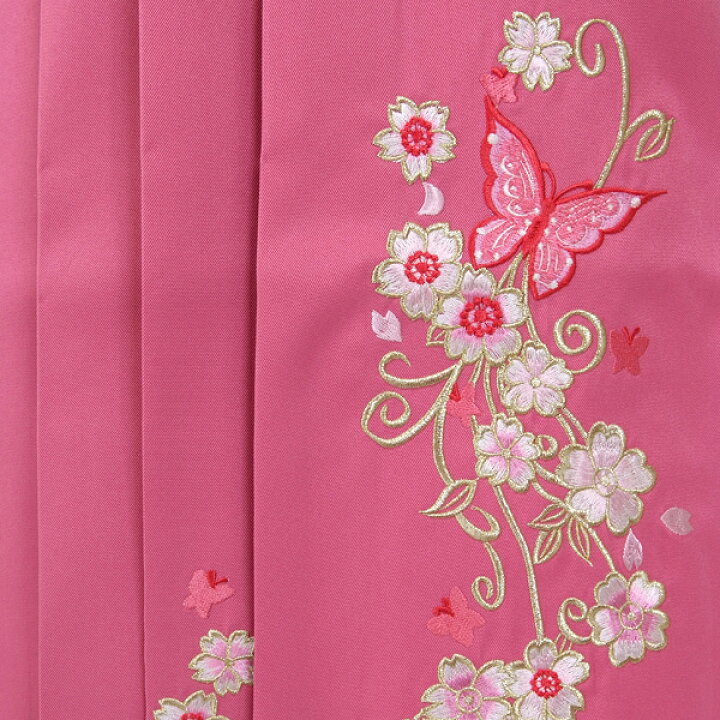 楽天市場】【Prices down2】袴 単品 「ピンク 蝶の刺繍 Sサイズ／LL 