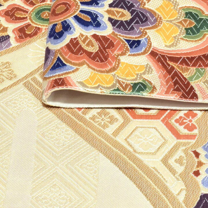 楽天市場】【Prices down3】袋帯 フォーマル 礼装袋帯 「白金色 華紋  