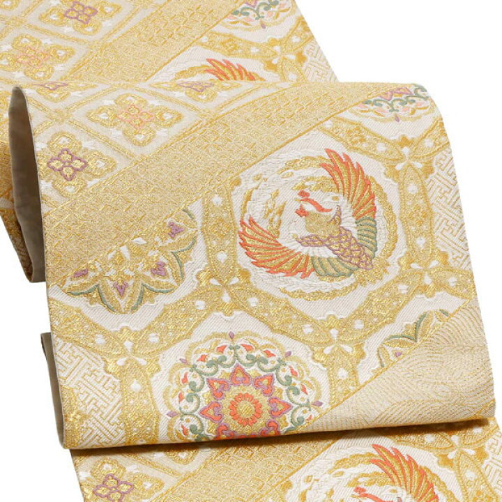 楽天市場】【Prices down】袋帯 礼装用袋帯 「金地 斜め取りに鳳凰と  