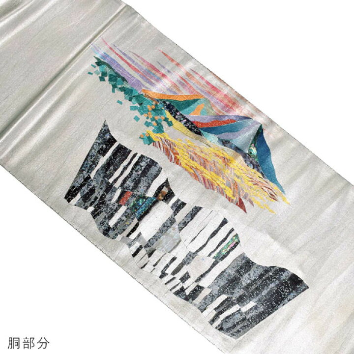 楽天市場】【Prices down2】袋帯 礼装用袋帯 貴秀螺鈿 「螺鈿 シルバー 