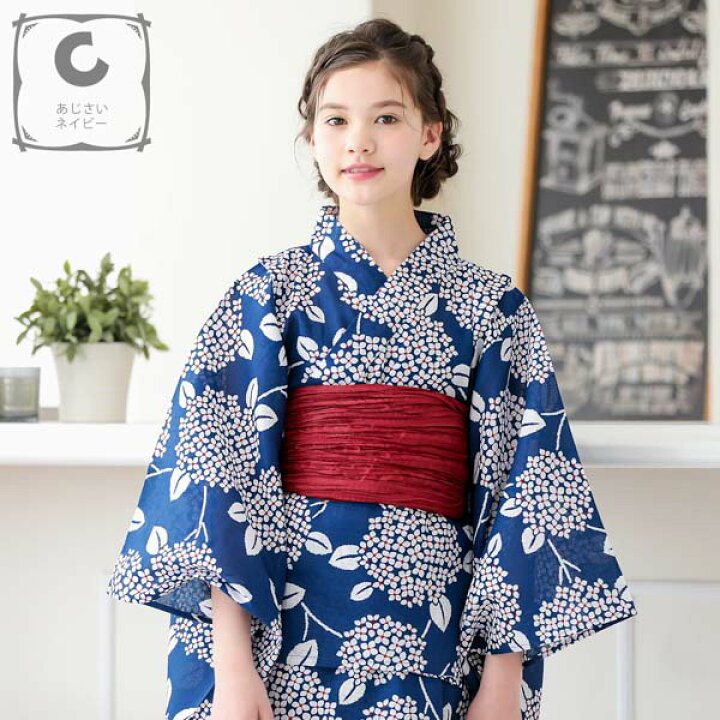 楽天市場】浴衣 子供 女の子 セパレート ワンピース 子供浴衣セット 