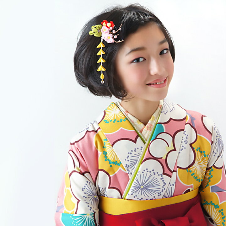楽天市場】【中古品】卒業式袴セット 「二尺袖：ピンク 梅の花+袴 