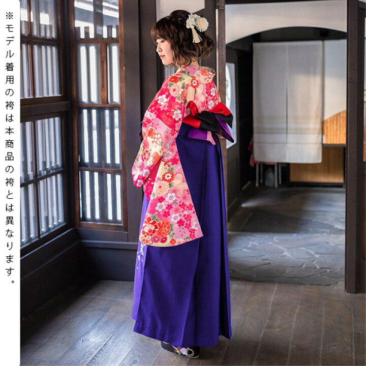 楽天市場】【中古品】卒業式袴セット 「二尺袖：ピンク 桜に花紋+袴 