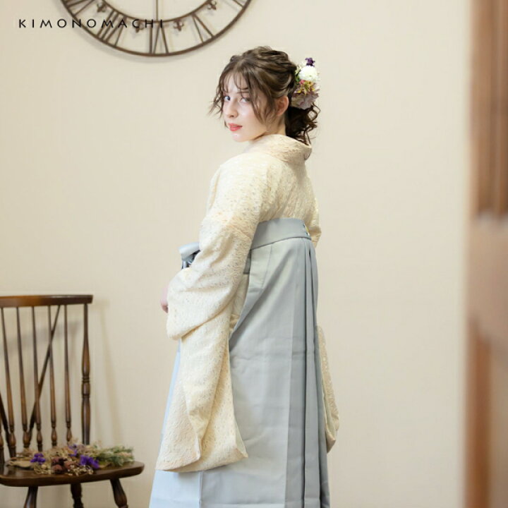 楽天市場】レース 二尺袖着物 単品 「ベージュ×ミルキーホワイト」 お  
