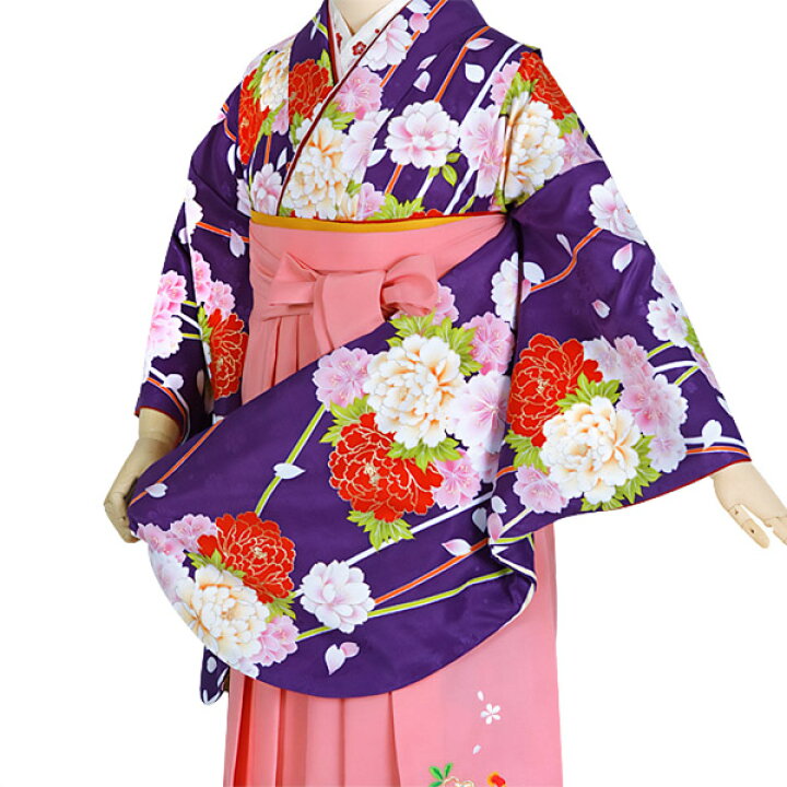 楽天市場】【中古品】ジュニア用 振袖単品 「紫 花くす玉」 仕立て 