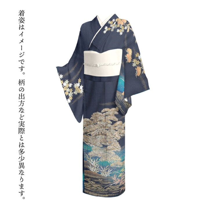箱付き☆正絹訪問着 着物 未使用未仕立 - 着物・浴衣｜訪問着・付け下げ