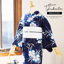 楽天市場】紺（柄撫子）（浴衣｜和服）：レディースファッションの通販