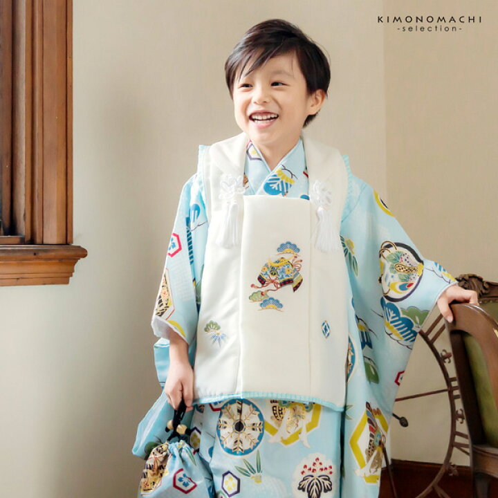楽天市場】七五三 着物 3歳 男の子 ブランド被布セット 「小町kids 