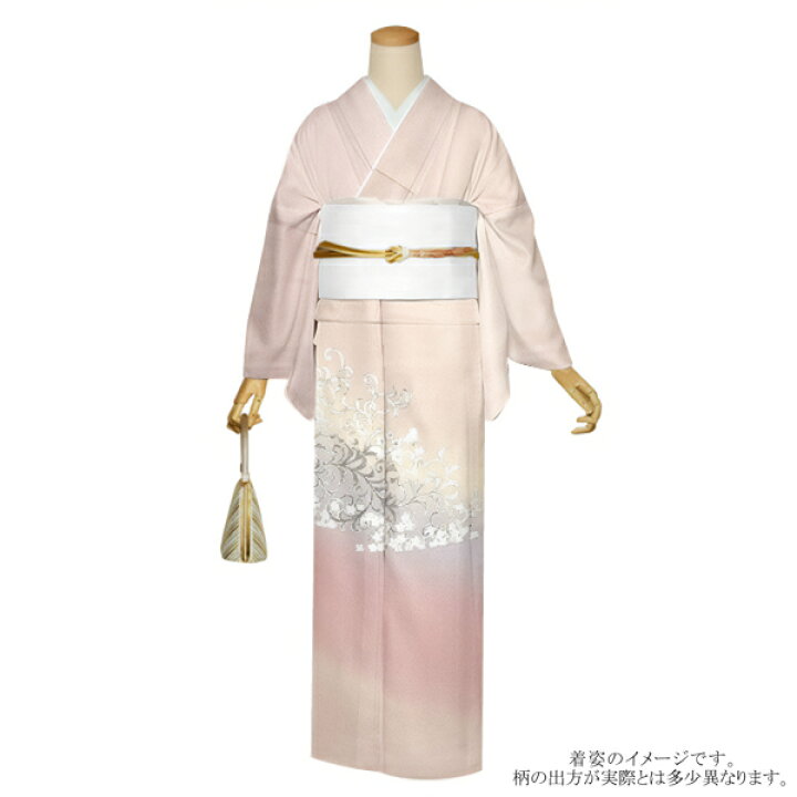 楽天市場】仕立て上がり 訪問着 単品 桂由美 「灰桜ぼかし 桜唐草  