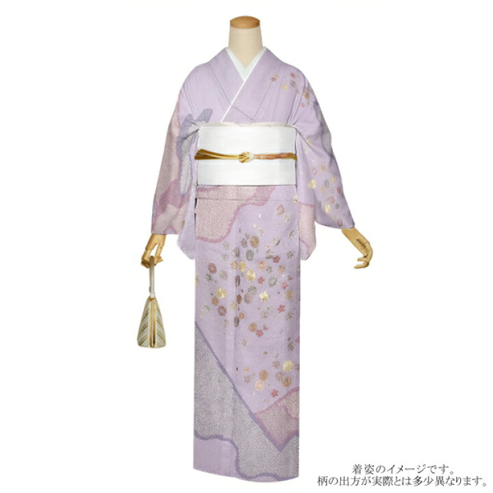 楽天市場】仕立て上がり 訪問着 単品 桂由美 「鴇鼠色 山霞に花紋  