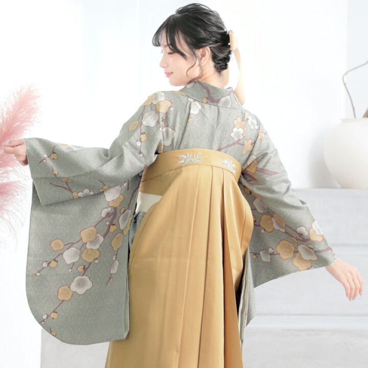 女性用行灯袴 絹100% 日本製 