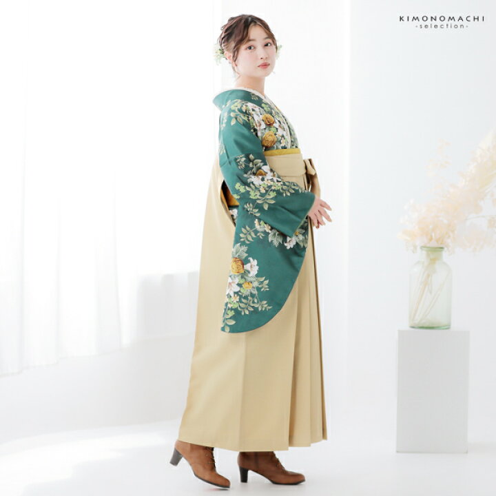 楽天市場】袴 セット 卒業式 女性 4点セット「二尺袖：ブーケ スレート 
