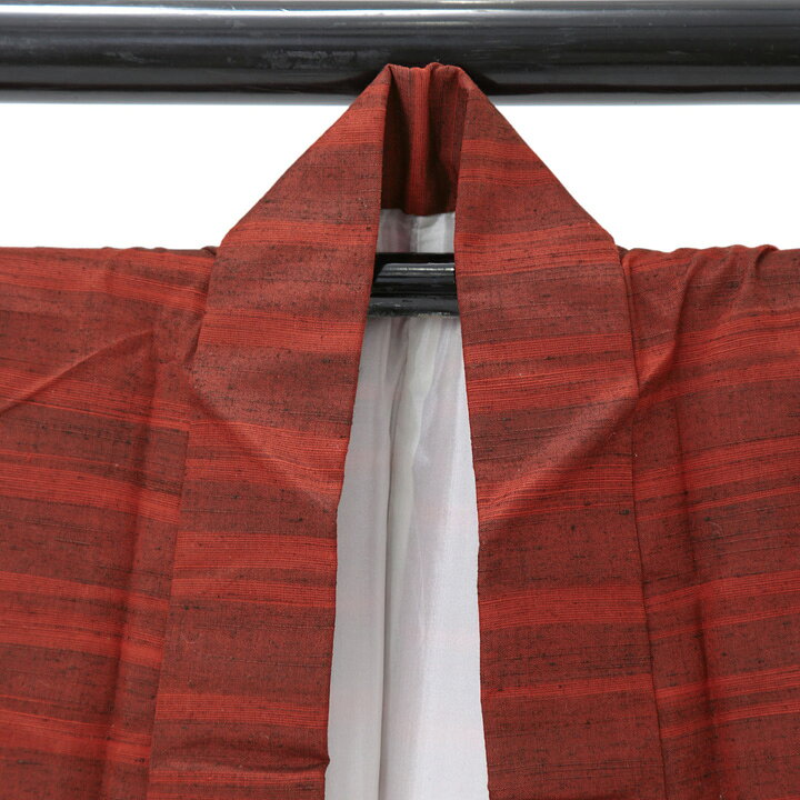 楽天市場】【中古品】仕立て上がり 袷着物「レッド 霞模様」小紋 正絹 