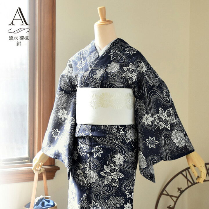 楽天市場】浴衣 レディース 単品 お仕立て上がり浴衣 綿絽浴衣「えん 