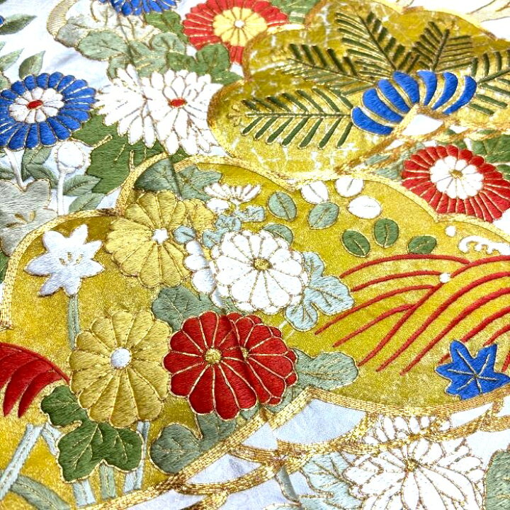 楽天市場】総刺繍振袖 【未仕立て新品・仕立て付き】振袖 刺繍 金駒糸 