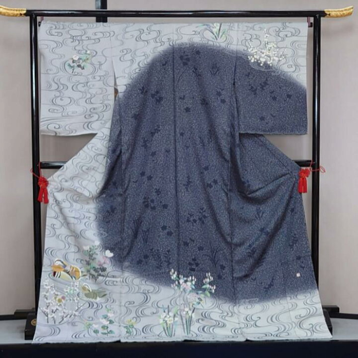 楽天市場】羽田登喜訪問着 【未仕立て・新品 ・お仕立て付き】 人間 