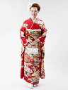 【レンタル】 2025年 2026年 成人式 ご予約受付中■ 振袖レンタル 振袖 レンタル 高級 卒業式 結婚式 赤 松竹梅 古典 正絹 シルク 品番：f-69