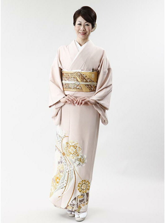 楽天市場 レンタル 色留袖レンタル 着物レンタル 留袖 フルセット 色留袖 レンタル 結婚式 披露宴 叙勲式 親族 列席者 おすすめ 貸衣装 正絹 姉妹 叔母 伯母 灰桜色 くすんだピンク 束ね熨斗 古典 Lサイズ 品番 I 122 着物レンタル美装館
