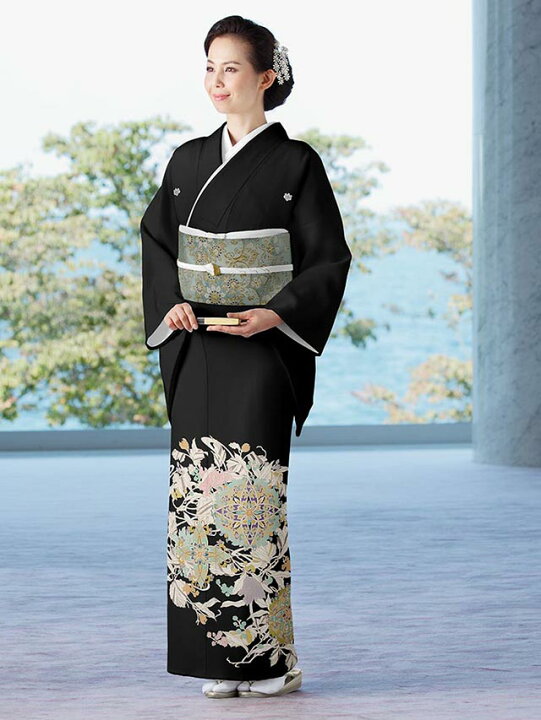 楽天市場】【レンタル】 黒留袖レンタル 着物レンタル 留袖 ☆美品