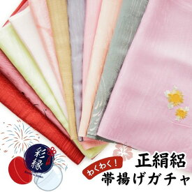 【訳あり】 正絹 帯揚げ 夏用 ガチャ 絽 訪問着 夏着物 付け下げ 夏物 ぼかし フォーマル アウトレット 単品 ピンク 紫 赤 黄色 薄い 濃い 絹100% 和装小物 着物 メール便送料無料