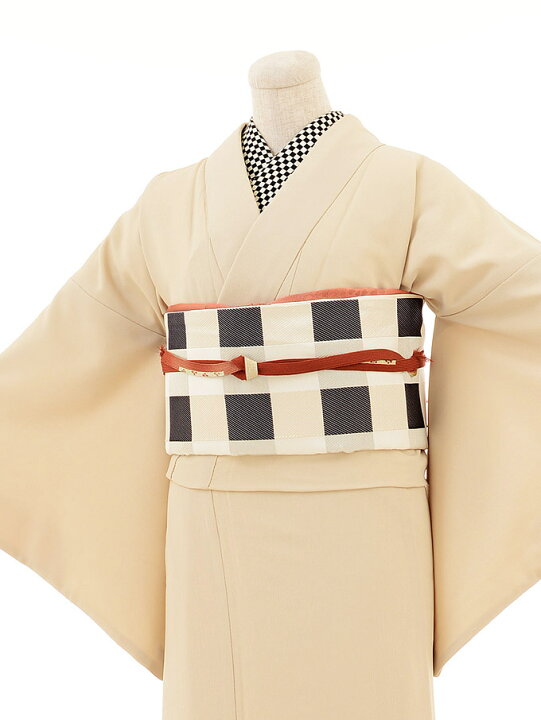 楽天市場】色無地 レンタル ADD0005 HANAE MORI ベージュ[入学式][卒業 