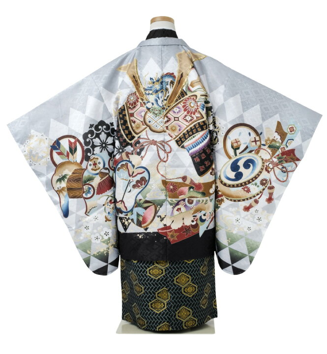 楽天市場】七五三 着物 男の子 五歳 13点フルセット 羽織袴セット 刺繍 