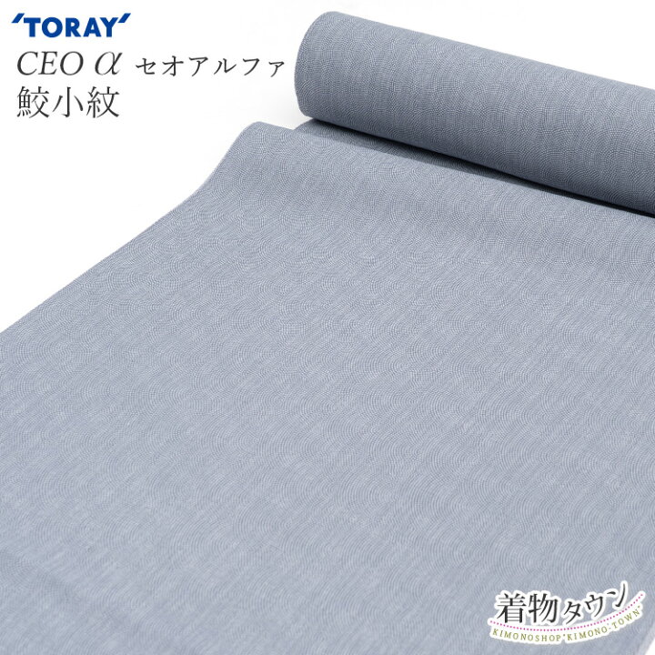 楽天市場】東レ セオアルファ 反物 着尺 夏物 薄物 洗える着物 小紋 単  