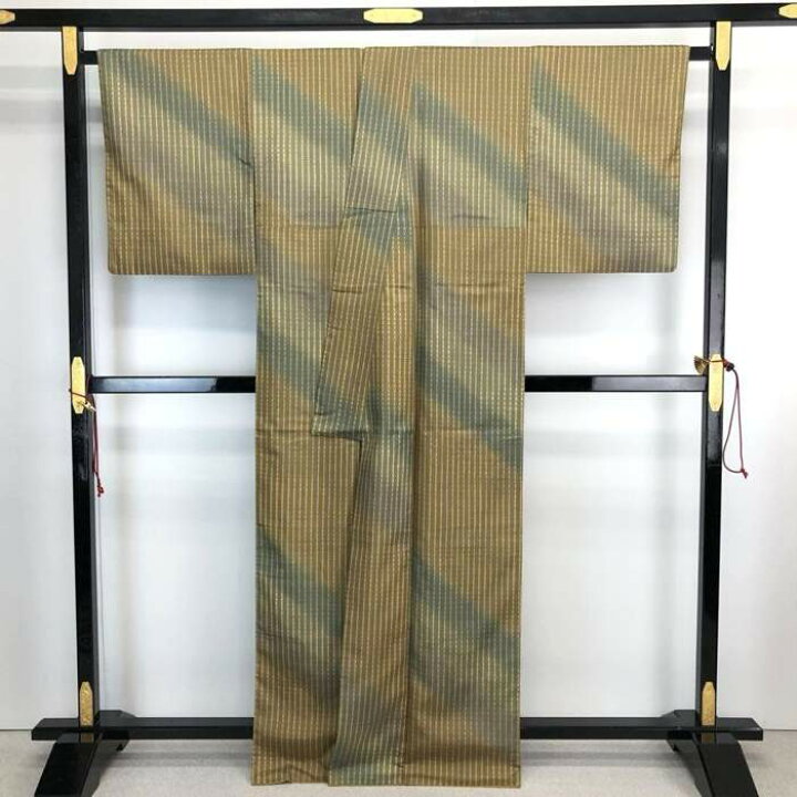 楽天市場】【お得なクーポン配布中】 本場大島紬 染大島 縦縞模様 