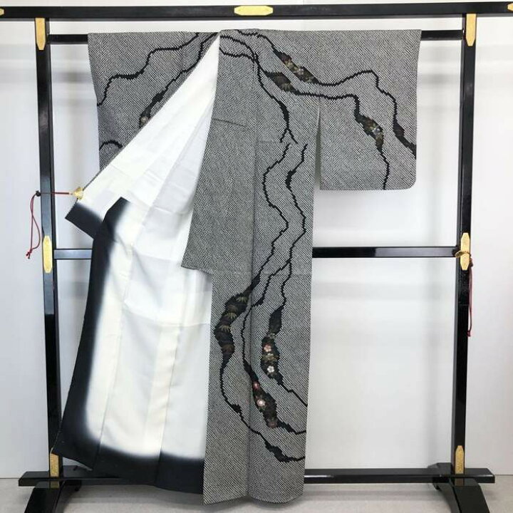 楽天市場】【お得なクーポン配布中】 訪問着 総絞り 刺繍の花模様 金彩 