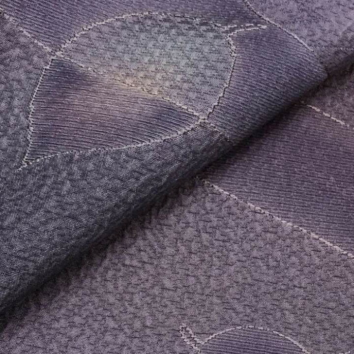 楽天市場】【お得なクーポン配布中】 道中着 流水に葉模様 暈し 京紫色 