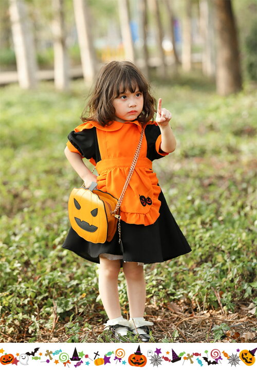 ハロウィン 子供 コスプレ ベビー キッズ かぼちゃ パンプキン 80cm 通販