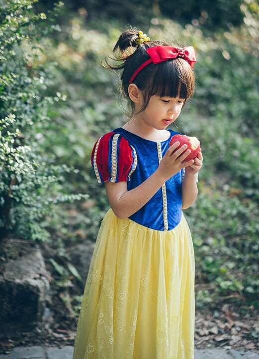 白雪姫 ドレス ワンピース コスチューム コスプレ レディース