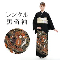 楽天市場】オレンジ（種類（着物）黒留袖）（和服｜レディース 