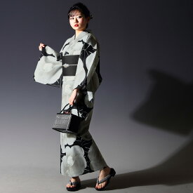 【期間限定クーポン配布中】浴衣 3点セット(浴衣＋帯＋下駄）モダン レディース フリーサイズ 浴衣セット 古典 椿 芍薬 金魚 青 赤 黒 白 生成り アイボリー かっこいい 女性 浴衣 楽天発送