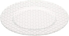 BRAID プレート280 トルコ製 ガラスプレート ガラス皿 カフェ 結婚式 ブライダル サプライズプレート 食洗器対応 おしゃれ かわいい 人気 ブランド デザイン テーブルコーディネート プレート 高級感 レストラン ホテル デザートプレート ガラス コース料理 おすすめ プロ