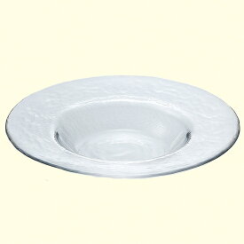 《日本製》オービット　リム付ボール250 【ガラス 皿】【ガラス プレート】