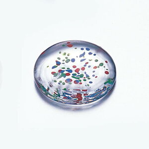 M-2 箸置 丸い 小さい かわいい ガラス おはじき 水玉 インテリア 日本製 東京 浅草 下町 お土産 水崎硝子 日本料理 レストラン 寿司屋 天ぷら屋 うなぎ 高級 テーブルコーディネート おしゃれ