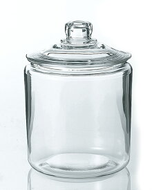 Anchor Hocking ストレートジャーM ガラス瓶 かわいい キャンディー クッキー ケース お菓子入れ おせんべい 小物入れ 透明 ガラス 蓋つき アメリカ製 海外インテリア キッチン 収納 おすすめ おしゃれ 丁寧な暮らし 洗剤入れ 収納瓶 大容量 大きい 3800ml アメリカ AH-1727