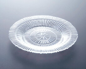 《イタリア製》ヴェトリ・デレ・ヴェネツィア　ロジカ　プレート22(直径214mm)【ガラス皿】 イタリア Vetrerie Riunite ヴェトレリエ　リユニティ CA-329